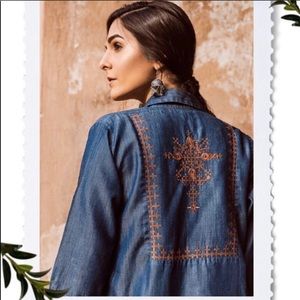 Khaadi pret denim top